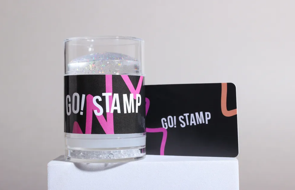 Стемпинг Штамп двойной и мини-скрапер Go! Stamp